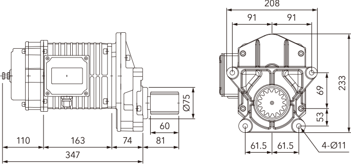 Hoist Crane Saddle Braked Motor,Hoist Crane Manufacturer
